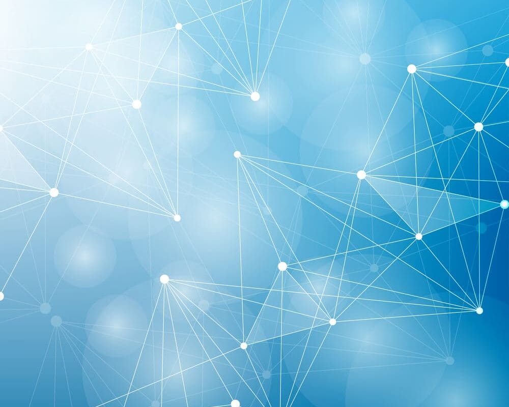 Geometric abstract background with connected line and dots. Scientific concept for your design. Vector illustration Geometric abstract background with connected line and dots. Scientific concept for your design. Vector illustration