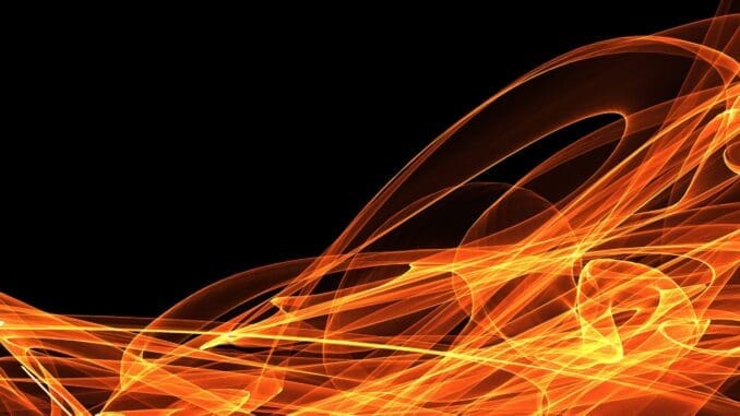Digital bright abstract fire background