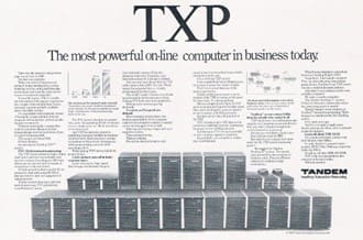 New Product Announcement ad for the TXP in 1983