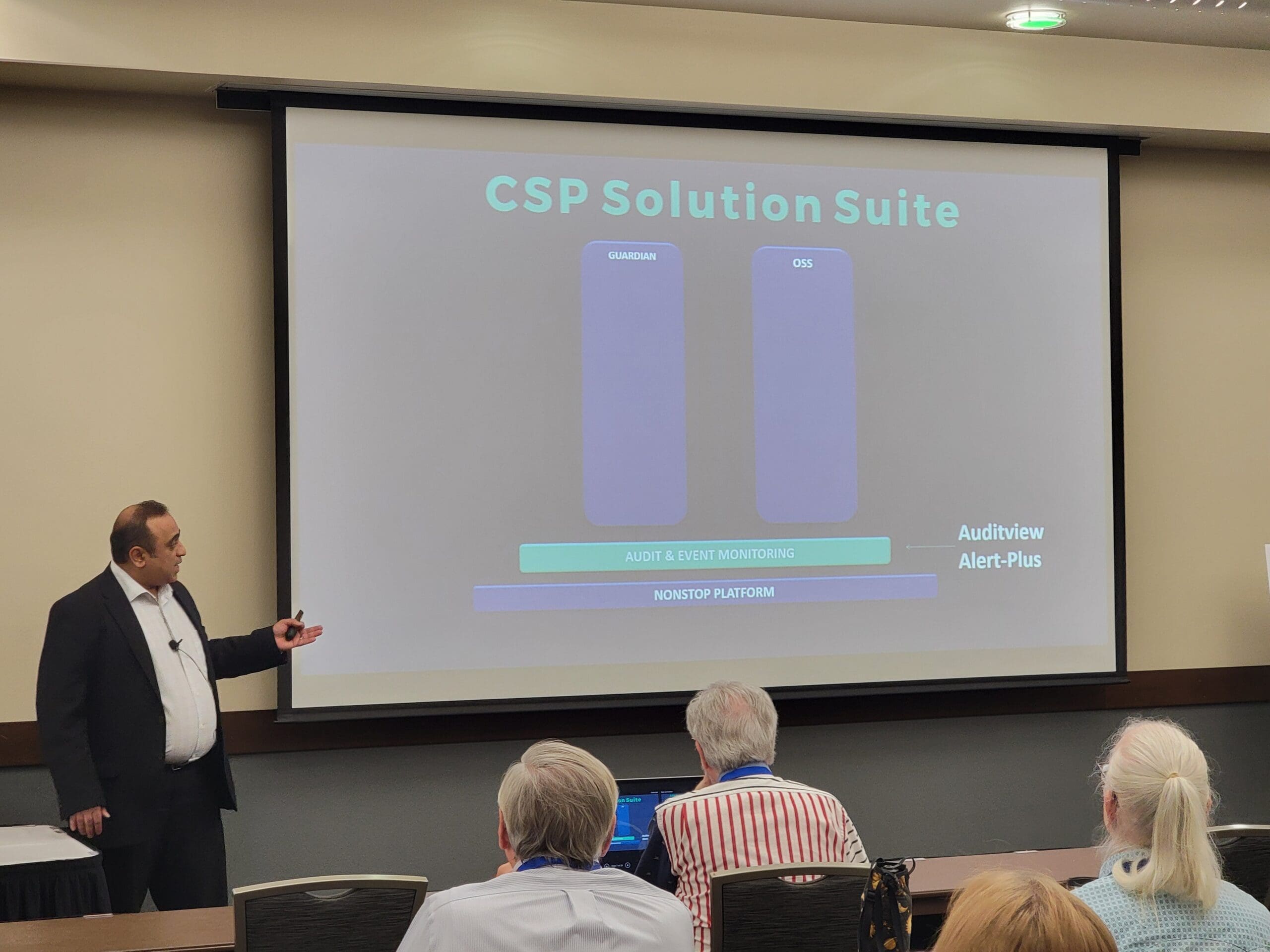 Platinum sponsor Peter Mehta of CSP